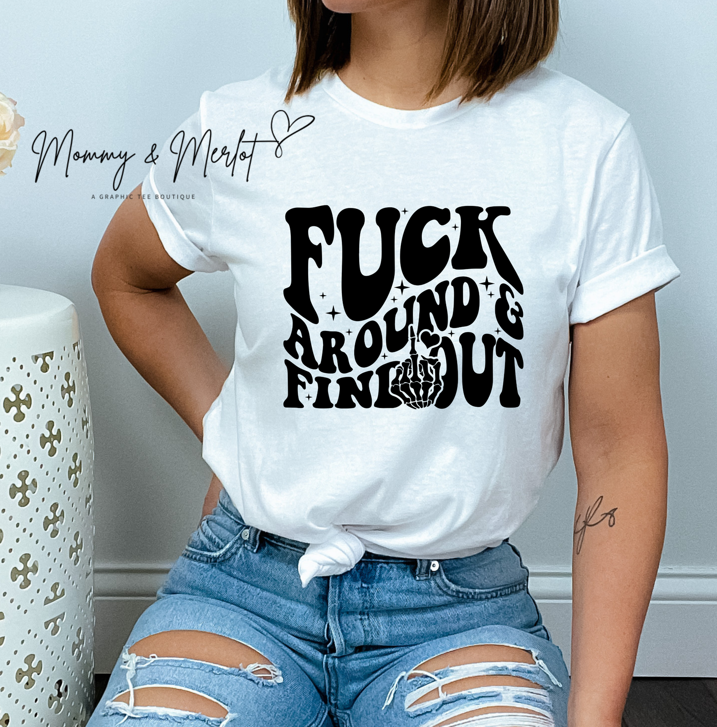 FAFO Skull Hand Tee • Softstyle Graphic Tee • Unisex Fit